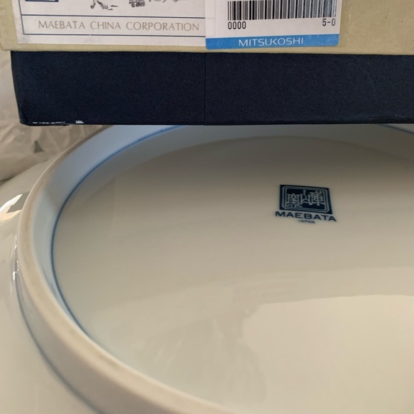 Maebata Mitsukoshi Japanese vintage decorative / china plate NWT - Picture 4 of 11